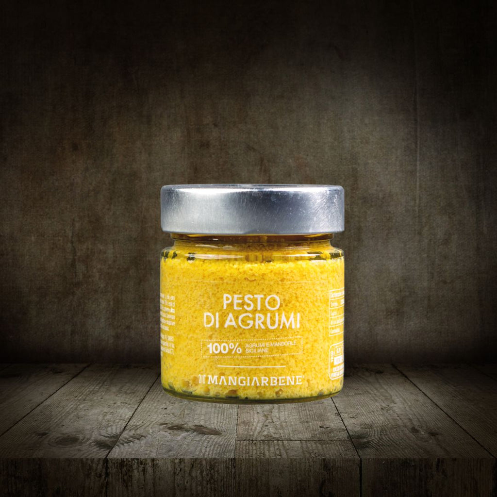 Pesto aus Zitronen, Orangen und Mandeln – La Bottega del Tartufo Pesto aus Zitronen, Orangen und Mandeln – La Bottega del Tartufo