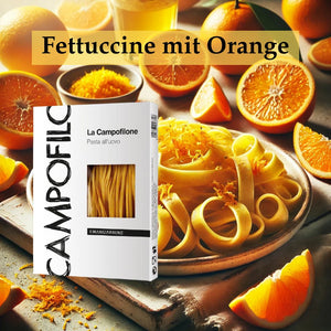 Fettuccine mit Orange