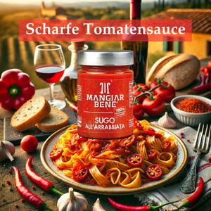 Scharfe Tomatensauce – Feurig, intensiv und voller italienischer Leidenschaft