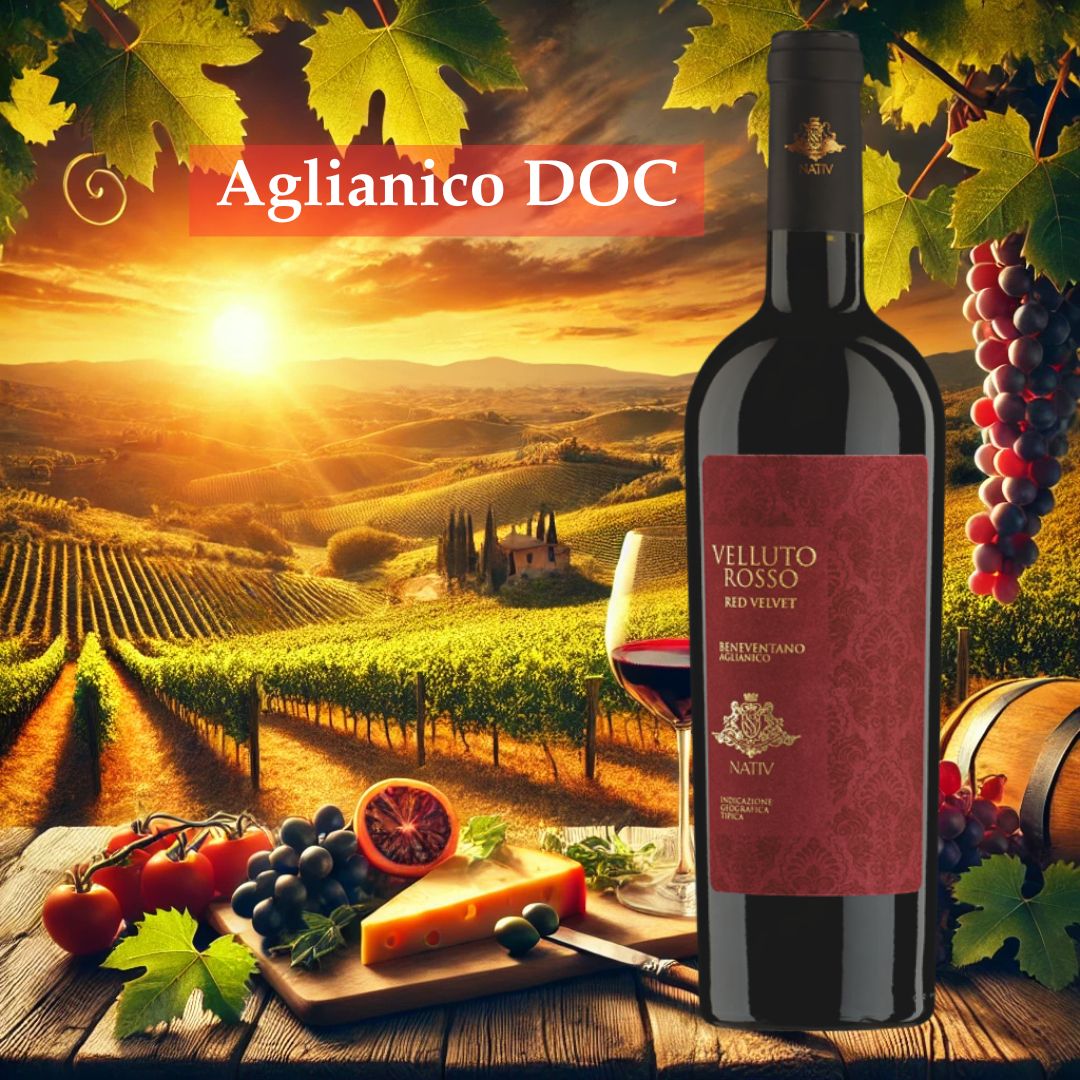 NATIV Velluto Rosso Aglianico DOC - Pure Leidenschaft