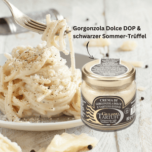 Gorgonzola cream with summer truffles 