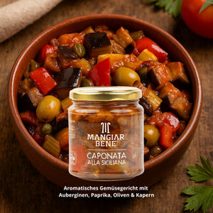 Caponata alla Siciliana, 280g – Der authentische Geschmack Siziliens