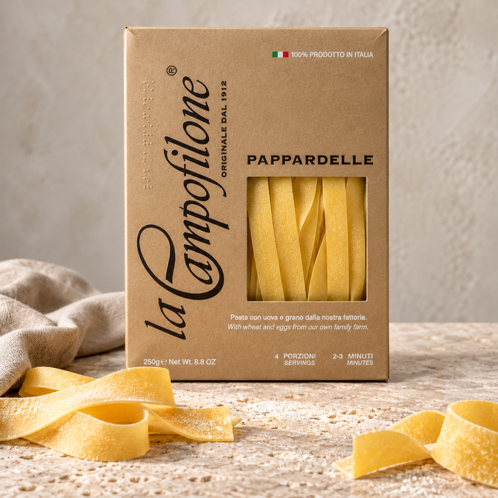 Pappardelle – Wide ribbons, great taste