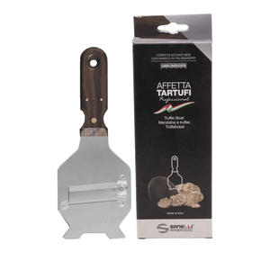 Truffle slicer made of the best stainless steel with a wooden handle