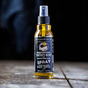 Natives Olivenöl Extra mit Sommer-Trüffel in Spray-Flasche