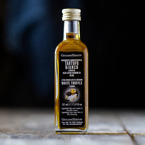 Extra virgin olive oil with white truffle aroma